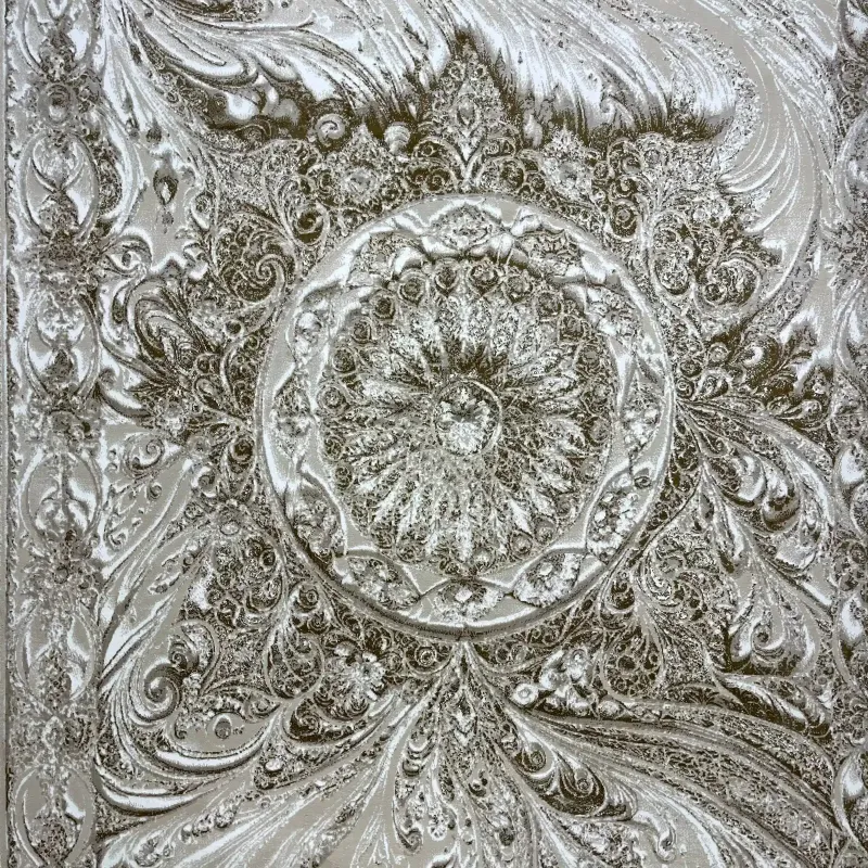 سجاد نيو بوهيمي تركي كاشان ثري دي 8556A كريم مقاس 100*200
