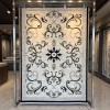 monaco Turkish Rug P1808 IVORY BLACK Size 400*500