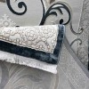 monaco Turkish Rug P1808 IVORYDark sky blue Size 100*200