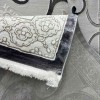 سجاد تركي موناكو P1808 ايفوري رصاصي غامق مقاس 300*400
