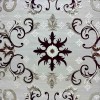 سجاد تركي موناكو P1808 ايفوري احمر غامق مقاس 300*400