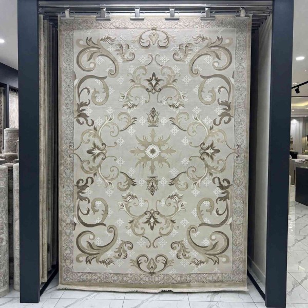 monaco Turkish Rug P1808 IVORY Light beige Size 300*500