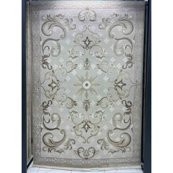 monaco Turkish Rug P1808 IVORY Light beige Size 300*500