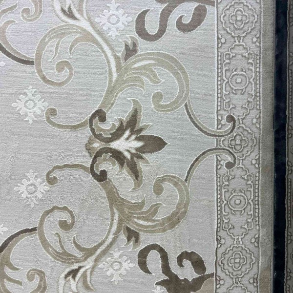 monaco Turkish Rug P1808 IVORY Light beige Size 300*500