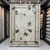 monaco Turkish Rug P1312 IVORY BLACK Size 250*350