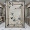 monaco Turkish Rug P1312 IVORYDark sky blue Size 300*400