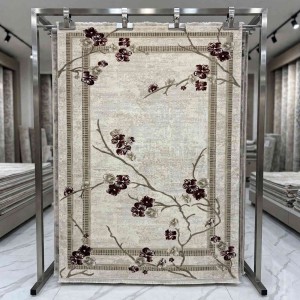 سجاد تركي موناكو P1312 ايفوري احمر غامق مقاس 400*600