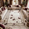 سجاد تركي موناكو P1312 ايفوري احمر غامق مقاس 400*600