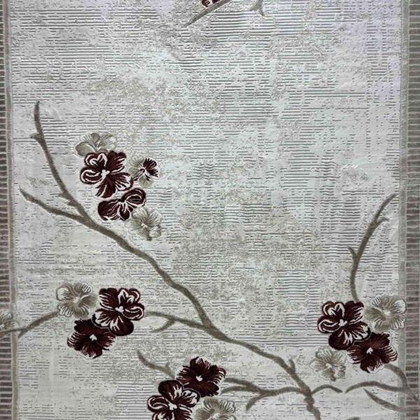 سجاد تركي موناكو P1312 ايفوري احمر غامق مقاس 400*600