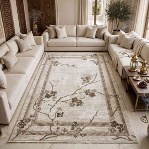 سجاد تركي موناكو P1312 ايفوري بيج فاتح مقاس 100*300