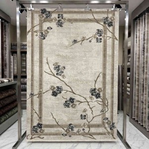 monaco Turkish Rug P1312 IVORY Light gray Size 100*200