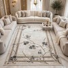 monaco Turkish Rug P1312 IVORY Light gray Size 100*200