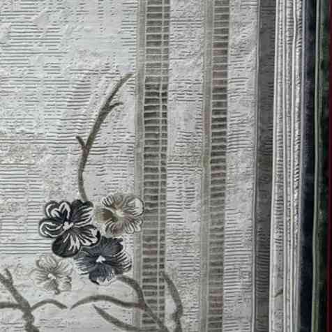 monaco Turkish Rug P1312 IVORY Light gray Size 100*200