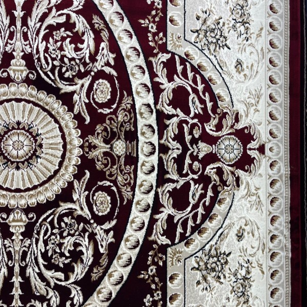 Turkish Tabriz Classic Thick Rug 43450F red Size 80*150