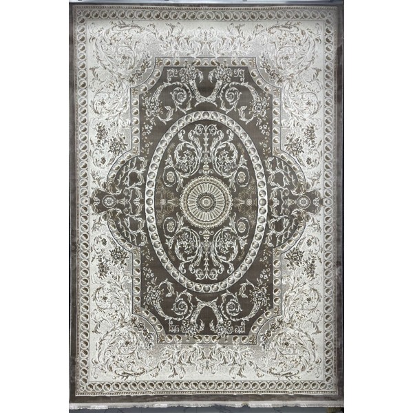Turkish Tabriz Classic Thick Rug 43450F vizon Size 400*600