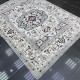 Turkish Bohemian Carpet A1541A Light Gray Size 80*100