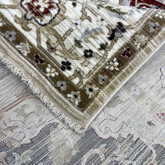 Turkish Bohemian Carpet A1541A Light Navy Beige Size 120*170