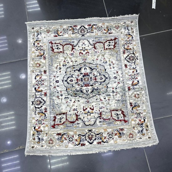 طقم بوهيمي سجاد تركي A1541A كحلي مقاس  200*300+100*200+50*80