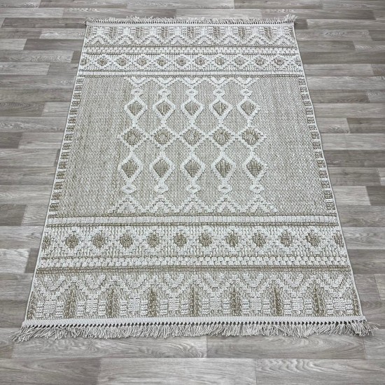 Turkish burlap carpet NF85A cream beige size 200*300