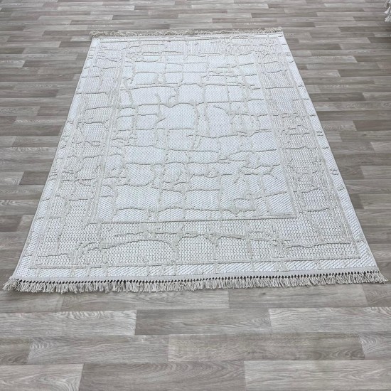 Turkish burlap carpet NF72A Beige Beige size 80*100