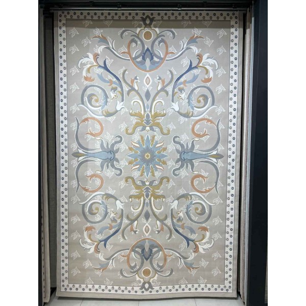 سجاد سراي تركي نقش كوري OZ723B رصاصي - مقاس 250*350 سم حفل السجادة