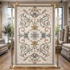 سجاد سراي تركي نقش كوري OZ723B ابيض ميكس - مقاس 100*300 سم مشاية ممرات
