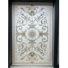 سجاد سراي تركي نقش كوري OZ723B ابيض - مقاس 400*500 سم سجادة شيوخ