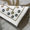 سجاد سراي تركي نقش كوري OZ723B ابيض - مقاس 400*500 سم سجادة شيوخ