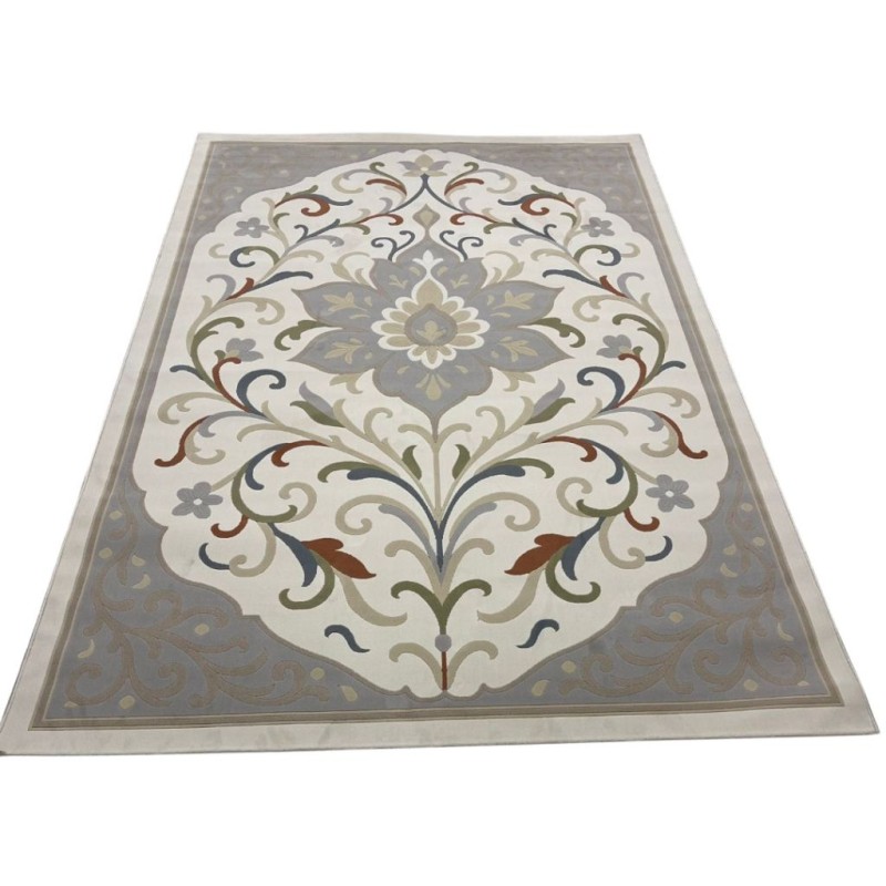 سجاد المصممين انقرة تركي 9959B رصاصي مقاس 50*80 - سجاد فرنسي شرقي