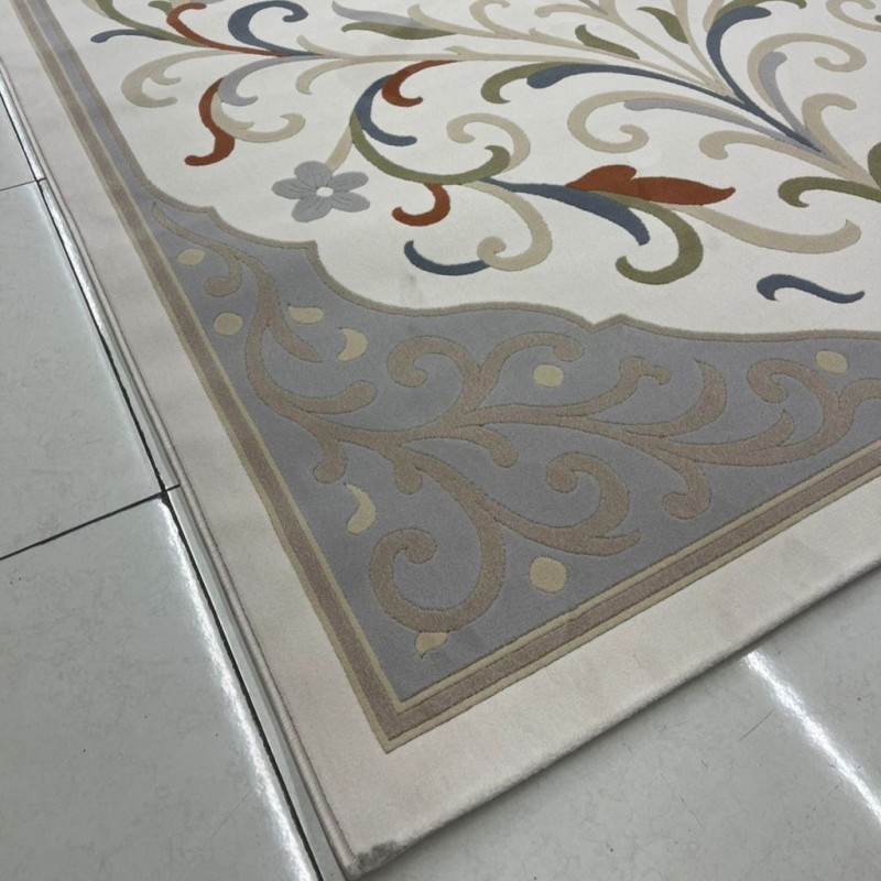 سجاد المصممين انقرة تركي 9959B رصاصي مقاس 50*80 - سجاد فرنسي شرقي