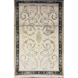 سجاد تركي ديفان 39465A اسود مقاس 80*150