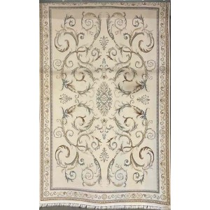 Turkish divan 39465A cream gray Rug Size 300*500