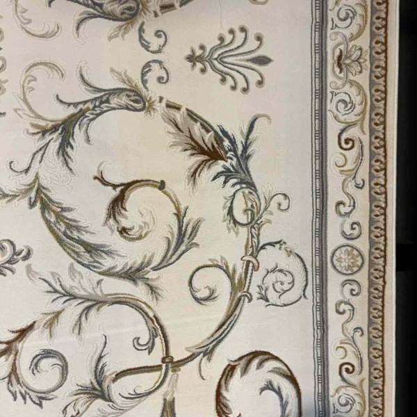 Turkish divan 39465A cream gray Rug Size 300*500