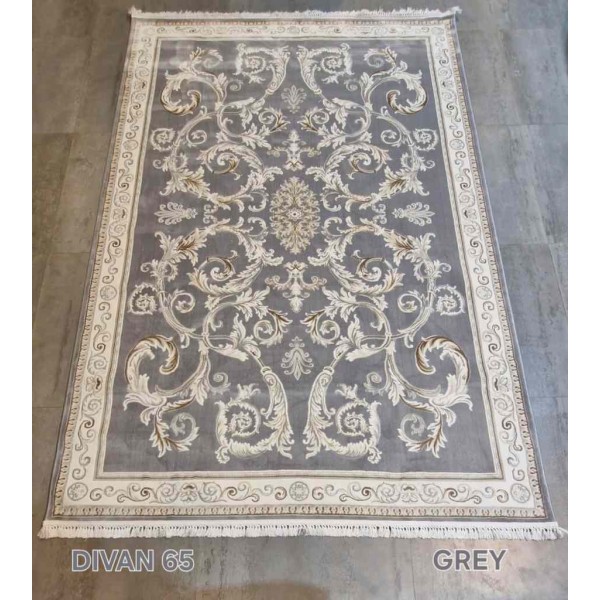 Turkish divan 39465A gray Rug Size 100*200