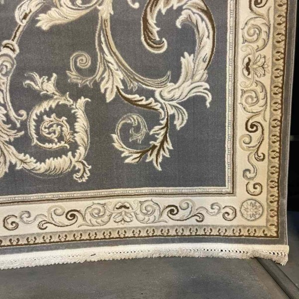Turkish divan 39465A gray Rug Size 100*200