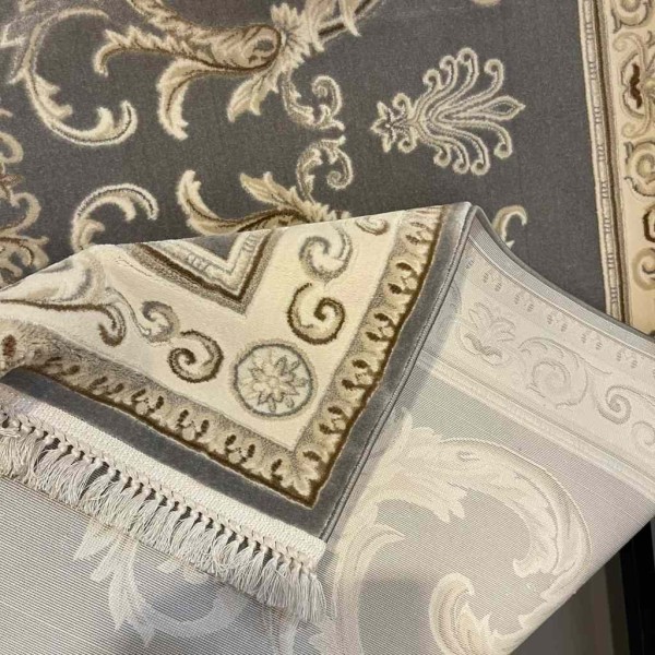 Turkish divan 39465A gray Rug Size 100*200