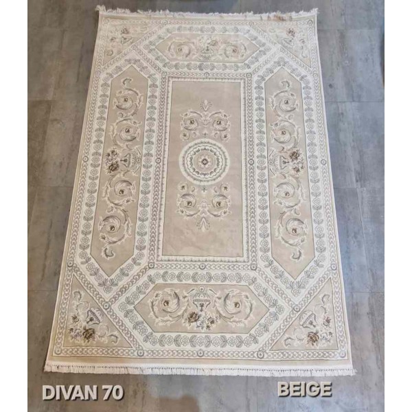 Turkish divan 40970A beige Rug Size 80*150