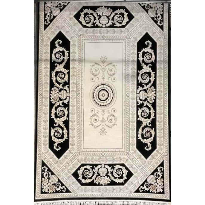 سجاد تركي ديفان 40970A اسود مقاس 300*400