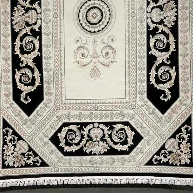 سجاد تركي ديفان 40970A اسود مقاس 400*600