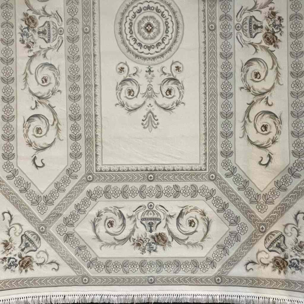 سجاد تركي ديفان 40970A كريم رضاصي مقاس 300*400