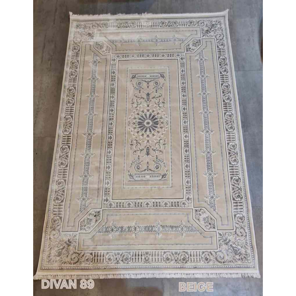 سجاد تركي ديفان 40989A بيج مقاس 300*500