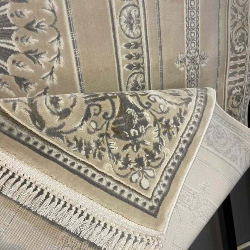 سجاد تركي ديفان 40989A بيج مقاس 400*600