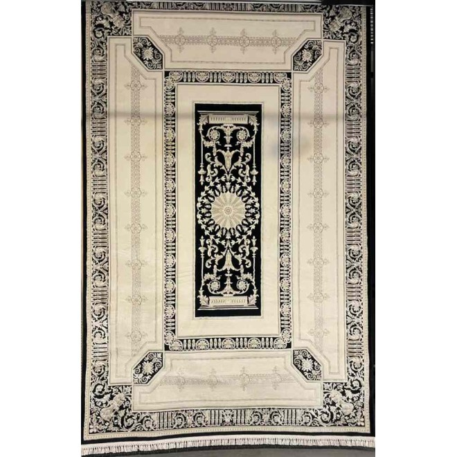 سجاد تركي ديفان 40989A اسود مقاس 100*300