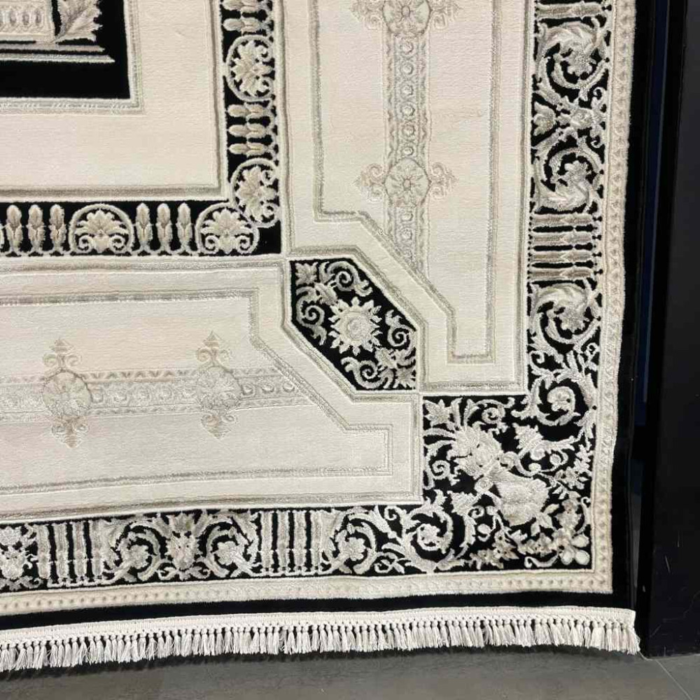 سجاد تركي ديفان 40989A اسود مقاس 300*500