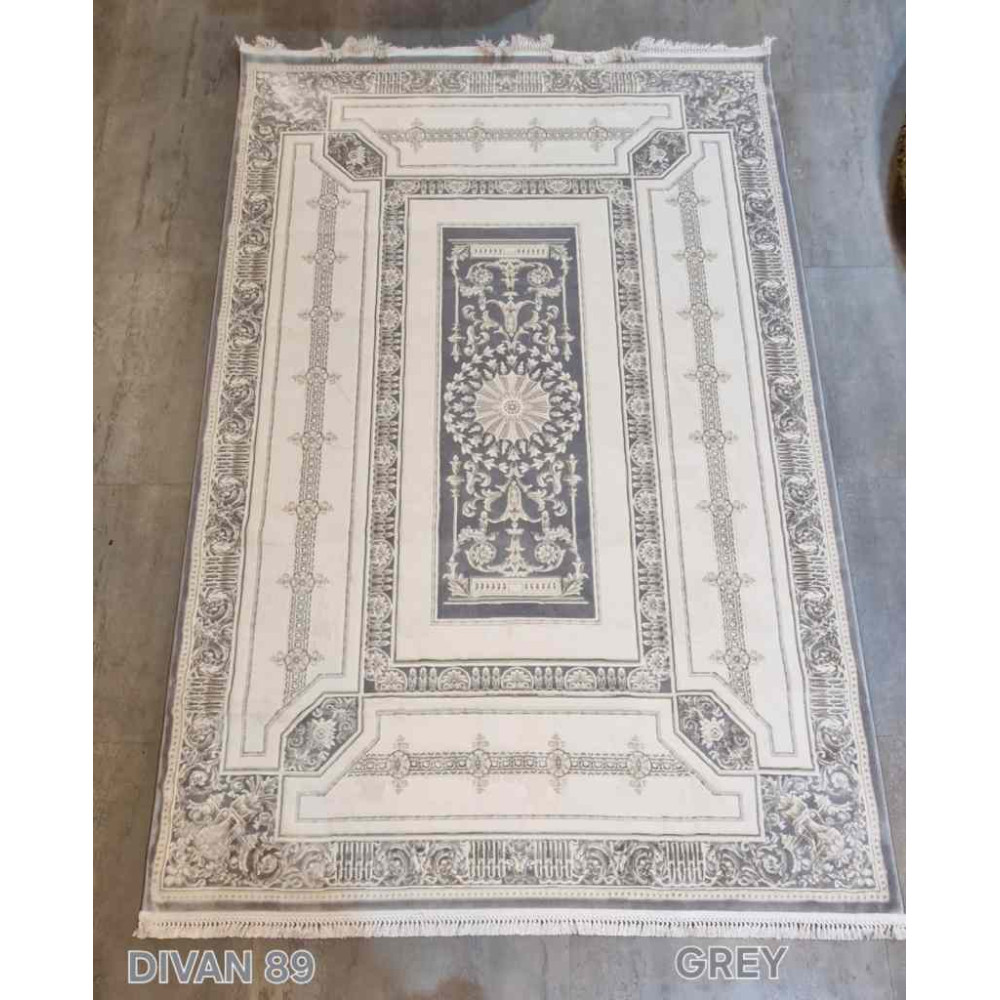 سجاد تركي ديفان 40989A رصاصي مقاس 300*500