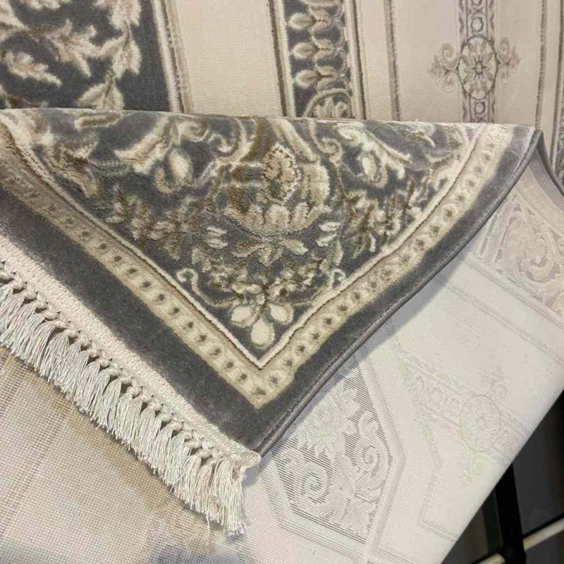 سجاد تركي ديفان 40989A رصاصي مقاس 200*300