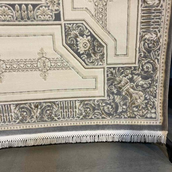 Turkish divan 40989A gray Rug Size 400*600