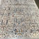 سجاد بوهيمي تركي امبيرا KP73A كريم سماوي غامق مقاس 50*80 - سجاد بوهيمي