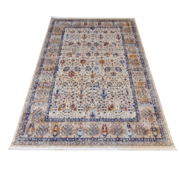 Turkish Bohemian rugs EMPIRE KP75A cream Dark BEIGE Size 50*80