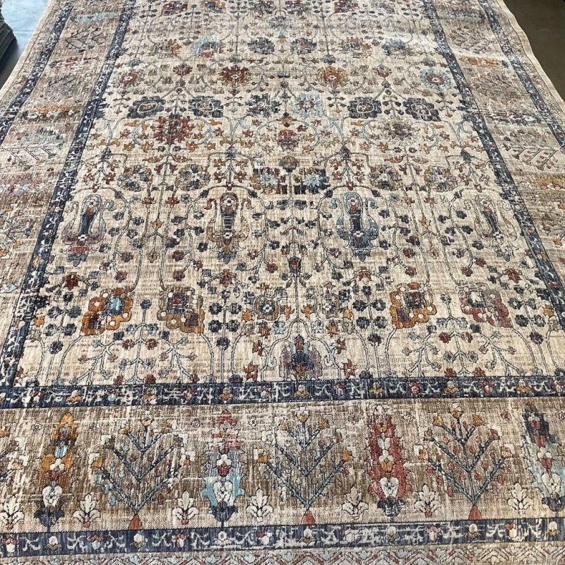 سجاد بوهيمي تركي امبيرا KP77A كريم احمر مقاس 300*400